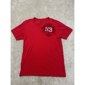 Nostic Tee Shirt Mens XL Red N3 Crown Graphic Print Y2K Grunge